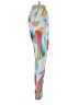 Fabletics Graphic White Yoga Pants Size S - photo 4