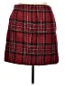 Ann Taylor LOFT Plaid Red Casual Skirt Size 14 - photo 2