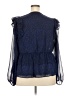 Torrid 100% Polyester Blue 3/4 Sleeve Blouse Size 2X Plus (2) - photo 2