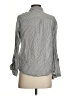 Joie Stripes Gray Long Sleeve Button-Down Shirt Size S - photo 2