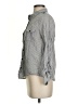Joie Stripes Gray Long Sleeve Button-Down Shirt Size S - photo 5