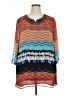 Maggie Barnes Orange 3/4 Sleeve Blouse Size 1X - photo 1