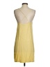 Mango 100% Viscose Solid Yellow Casual Dress Size XS - photo 2