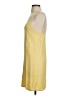 Mango 100% Viscose Solid Yellow Casual Dress Size XS - photo 5