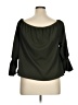 Boohoo Green 3/4 Sleeve Blouse Size 14 - photo 2