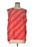Unbranded 100% Polyester Red Sleeveless Top Size L - photo 1
