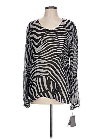 Tom Ford Long Sleeve Silk Top (view 1)