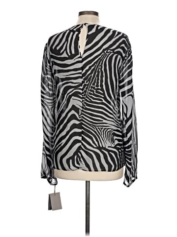 Tom Ford Long Sleeve Silk Top (view 2)