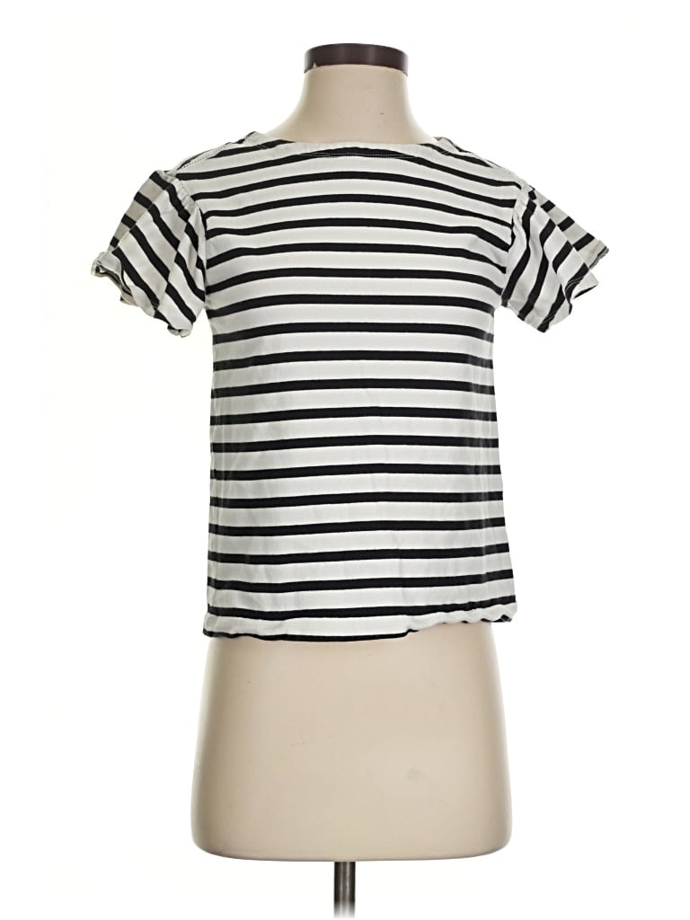 Pre-owned Kate Spade New York Short Sleeve T-shirt In White