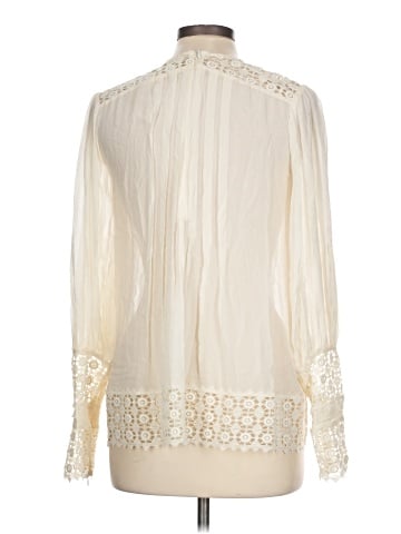 Zimmermann Resistance Smock Blouse with Lace (view 2)