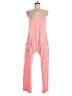 Unbranded Solid Pink Jumpsuit Size M - photo 1