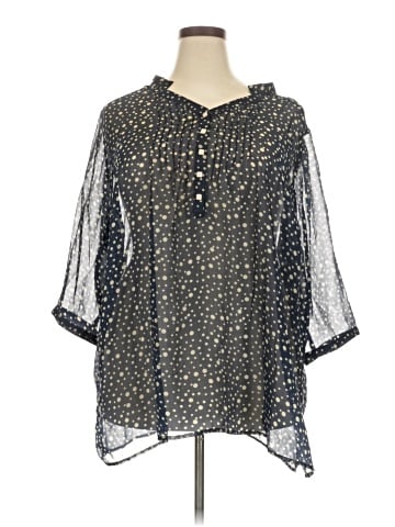 Maggie Barnes for Catherines 3/4 Sleeve Blouse (view 1)