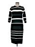 Torrid Stripes Black Casual Dress Size Med Plus (00) - photo 1