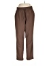 Gap Fit Solid Brown Casual Pants Size L - photo 1