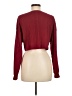Shein Burgundy Cardigan Size 6 - photo 2