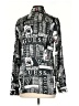 Guess Print Multi Color Silver Long Sleeve Blouse Size S - photo 2