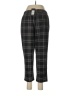 New Look Plaid Black Casual Pants Size 8 - photo 2