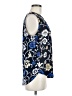 Ann Taylor 100% Polyester Blue Sleeveless Blouse Size M - photo 4