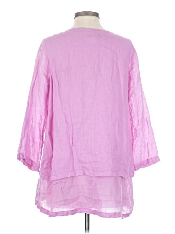 Crown Linen Designs 3/4 Sleeve Blouse (view 2)