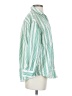 Old Navy 100% Cotton Stripes Green Long Sleeve Button-Down Shirt Size XS - photo 4