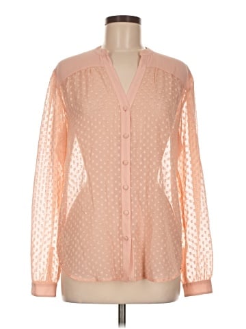 Ann Taylor Long Sleeve Blouse (view 1)