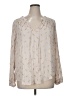 Torrid Ivory Long Sleeve Blouse Size 1X Plus (1) - photo 1