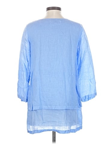 Crown Linen Designs 3/4 Sleeve Blouse (view 2)