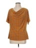 MICHAEL Michael Kors Orange Short Sleeve Blouse Size M - photo 1