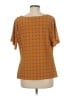 MICHAEL Michael Kors Orange Short Sleeve Blouse Size M - photo 2