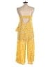 Maeve Animal Print Yellow Jumpsuit Size 12 - photo 2