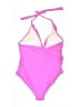 Unbranded Solid Pink One Piece Swimsuit Size L - photo 2