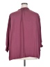 Assorted Brands 100% Polyester Solid Pink Burgundy 3/4 Sleeve Blouse Size 3X - photo 2