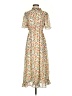 Hayden 100% Polyester Floral Multi Color Ivory Casual Dress Size S - photo 1