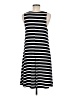 Old Navy Stripes Black Casual Dress Size M - photo 2