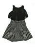 Amy Byer Chevron-herringbone Black Dress Size 8 - photo 2