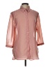 Attention 100% Polyester Pink 3/4 Sleeve Blouse Size L - photo 1