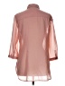 Attention 100% Polyester Pink 3/4 Sleeve Blouse Size L - photo 2