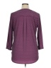 Dana Buchman Purple 3/4 Sleeve Blouse Size XL - photo 2