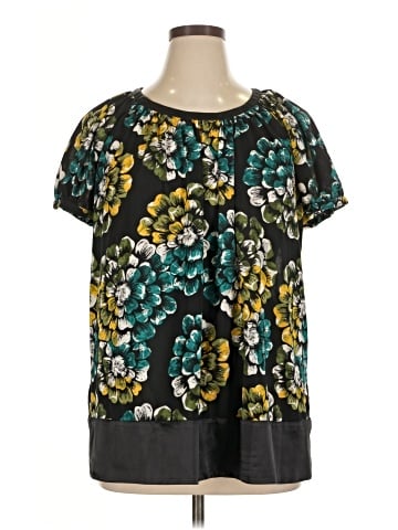 Daisy Fuentes Short Sleeve Blouse (view 1)