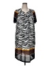 Anthony Richards 100% Polyester Animal Print Silver Casual Dress Size XL - photo 1
