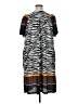 Anthony Richards 100% Polyester Animal Print Silver Casual Dress Size XL - photo 2