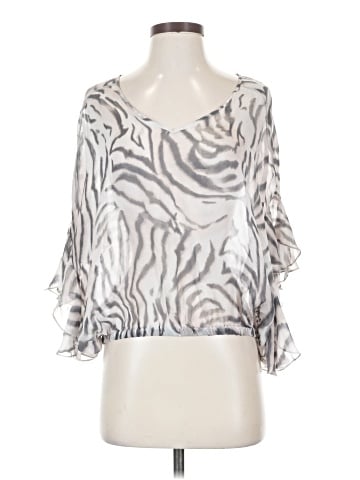 Fifteen Twenty 3/4 Sleeve Silk Top (view 1)
