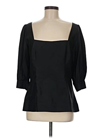 Deitas 3/4 Sleeve Silk Top (view 1)