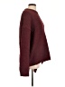 Leith 100% Polyester Solid Burgundy Pullover Sweater Size L - photo 4