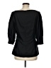Deitas 100% Silk Black 3/4 Sleeve Silk Top Size EU 42 / US 12 - photo 2