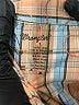Wrangler Jeans Co Plaid Orange Long Sleeve Button-Down Shirt Size L - photo 7