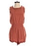 Chelsea & Violet Solid Orange Brown Romper Size L - photo 1