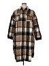 Unbranded Checkered-gingham Brown Coat Size XL - photo 1