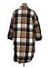 Unbranded Checkered-gingham Brown Coat Size XL - photo 2