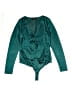 Bebe 100% Polyester Teal Long Sleeve Top Size L - photo 1